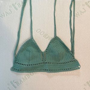 Crochet bikini top